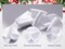 White Satin Ribbon 4 Inch Wide Double Face White Ribbon,(10 Yards)